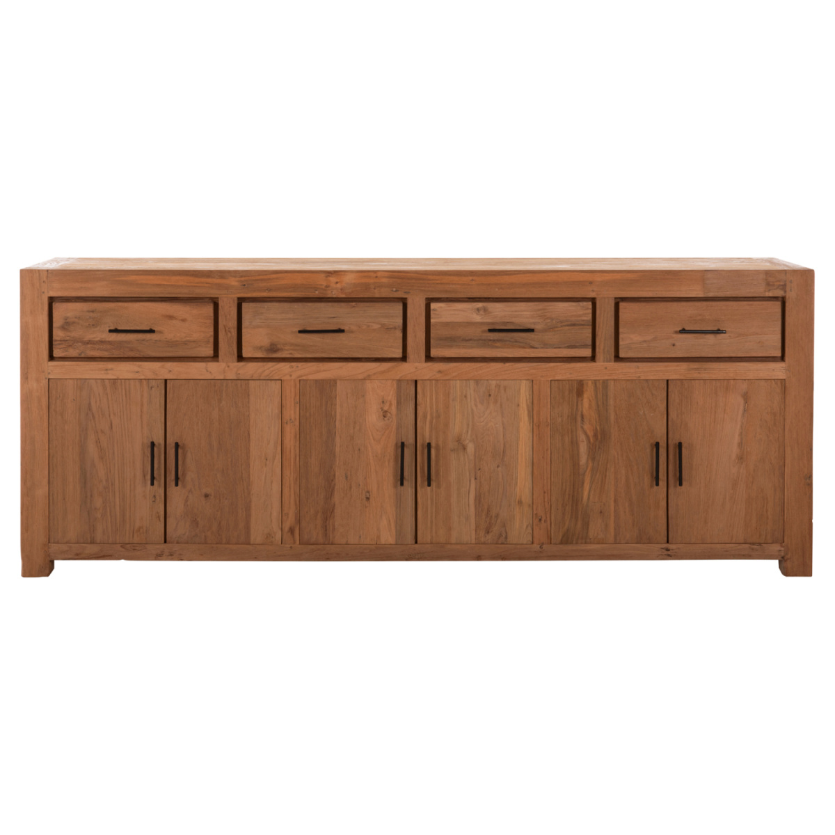 ΜΠΟΥΦΕΣ GRAYSON HM9802 ΑΝΑΚΥΚΛΩΜΕΝΟ ΞΥΛΟ TEAK ΣΕ ΦΥΣΙΚΟ 220x50x90Υεκ. - Image 2