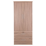 ΝΤΟΥΛΑΠΑ ΜΕ ΣΥΡΤΑΡΙΑ REINA HM2484.11 SONAMA OAK ΜΕΛΑΜΙΝΗ 80x48x183Υεκ. - Image 2