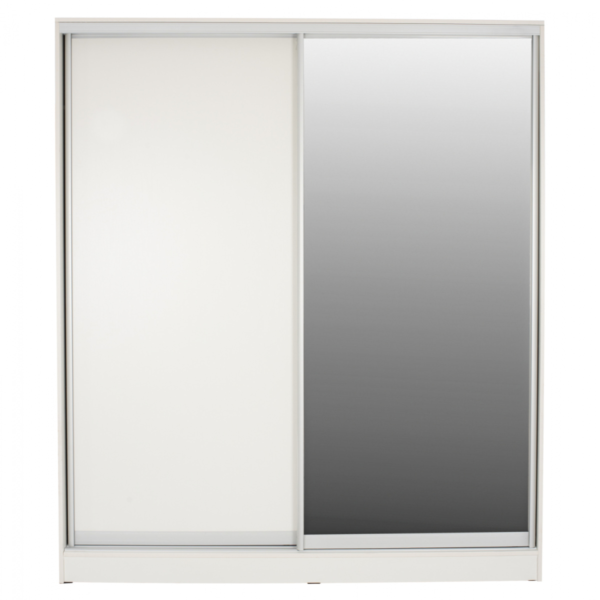 ΝΤΟΥΛΑΠΑ ΣΥΡΟΜΕΝΗ ADLER ΜΕΛΑΜΙΝΗΣ 120x60x220Yεκ. ΔΙΦΥΛΛΗ ΛΕΥΚΗ ΜΕ ΚΑΘΡΕΠΤΗ HM2460.03 - Image 2