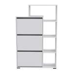 ΠΑΠΟΥΤΣΟΘΗΚΗ ROBBEN HM18189.01 ΜΕΛΑΜΙΝΗ ΣΕ ΛΕΥΚΟ 90x30x143Υεκ. - Image 2