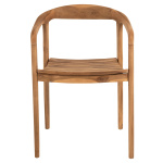 ΠΟΛΥΘΡΟΝΑ DEUS HM9621 ΞΥΛΟ TEAK 54x56x76Yεκ. - Image 2