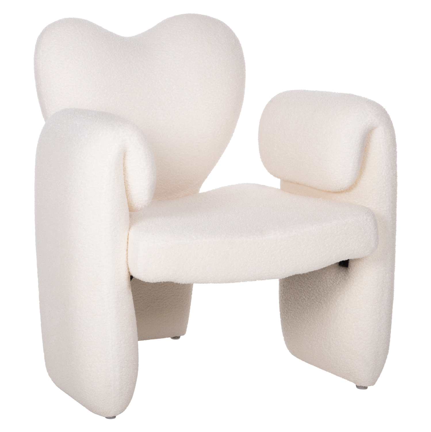 polythrona-fb9977705-leyko-teddy-yfasma- ΠΟΛΥΘΡΟΝΑ HARTT HM9777.05 ΛΕΥΚΟ TEDDY ΥΦΑΣΜΑ 84x74x87Yεκ. - Image 1