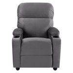 ΠΟΛΥΘΡΟΝΑ ΓΚΡΙ ΒΕΛΟΥΔΟ RELAX ΜΕ ΜΗΧΑΝΙΣΜΟ HM0122.10 80x92x102Υ εκ. - Image 2