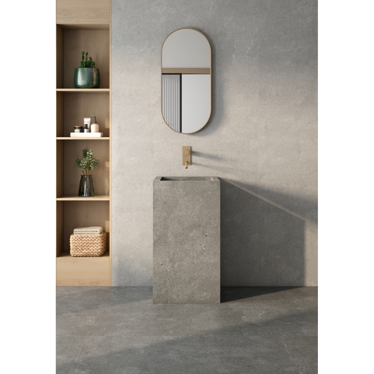 ΠΛΑΚΑΚΙ ΓΡΑΝΙΤΗΣ ΣΤΡΑΤΟΣ ΠΕΑΡΛ 60x120cm ΜΑΤ RECTIFIED ΠΡΩΤΗΣ ΠΟΙΟΤΗΤΑΣ - Image 2