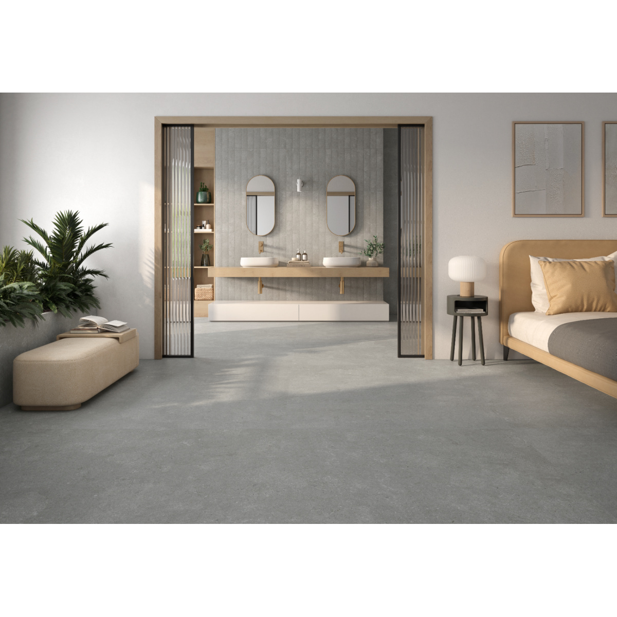ΠΛΑΚΑΚΙ ΓΡΑΝΙΤΗΣ ΣΤΡΑΤΟΣ ΠΕΑΡΛ R11 60x120cm ΜΑΤ RECTIFIED ΠΡΩΤΗΣ ΠΟΙΟΤΗΤΑΣ - Image 2