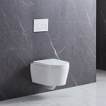 ΣΕΤ ΛΕΚΑΝΗ ΚΡΕΜΑΣΤΗ ΜΕ ΜΠΙΝΤΕ 1273WH RIMLESS ΜΕ ΚΑΠΑΚΙ SOFT CLOSE ΛΕΥΚΗ PICCADILLY - Image 3