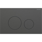 ΠΛΑΚΕΤΑ GEBERIT SIGMA 40 115.628.QD.1 BLACK CHROME BRUSHED