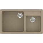 ΝΕΡΟΧΥΤΗΣ ΣΥΝΘΕΤΙΚΟΣ 90x51cm CLASSIC 317 GRANITE TAUPE SANITEC