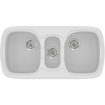 ΝΕΡΟΧΥΤΗΣ ΣΥΝΘΕΤΙΚΟΣ 96x51cm CLASSIC 303 WHITE SANITEC