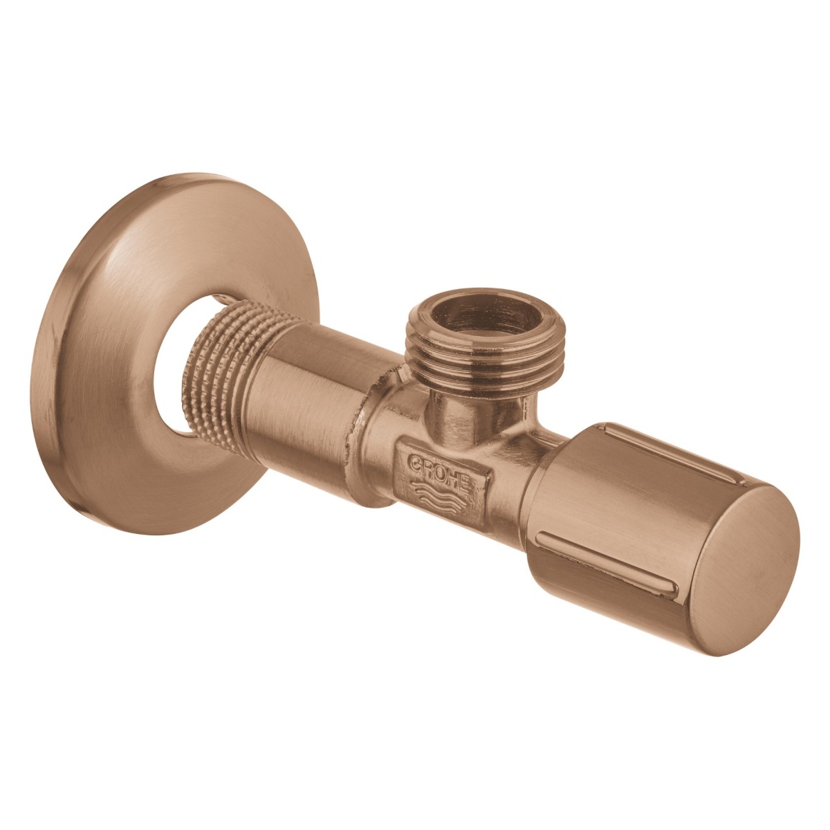 ΔΙΑΚΟΠΤΗΣ ΓΩΝΙΑΚΟΣ 1/2''-1/2'' 22041DL1 BRUSHED WARM SUNSET GROHE - Image 3
