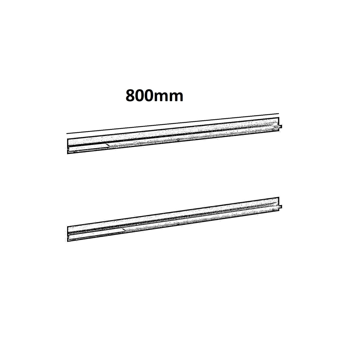 ΛΑΒΕΣ ΕΠΙΠΛΟΥ GAP 80cm ΜΑΥΡΟ ΜΑΤ ΣΕΤ 2ΤΜΧ ROCA - Image 2