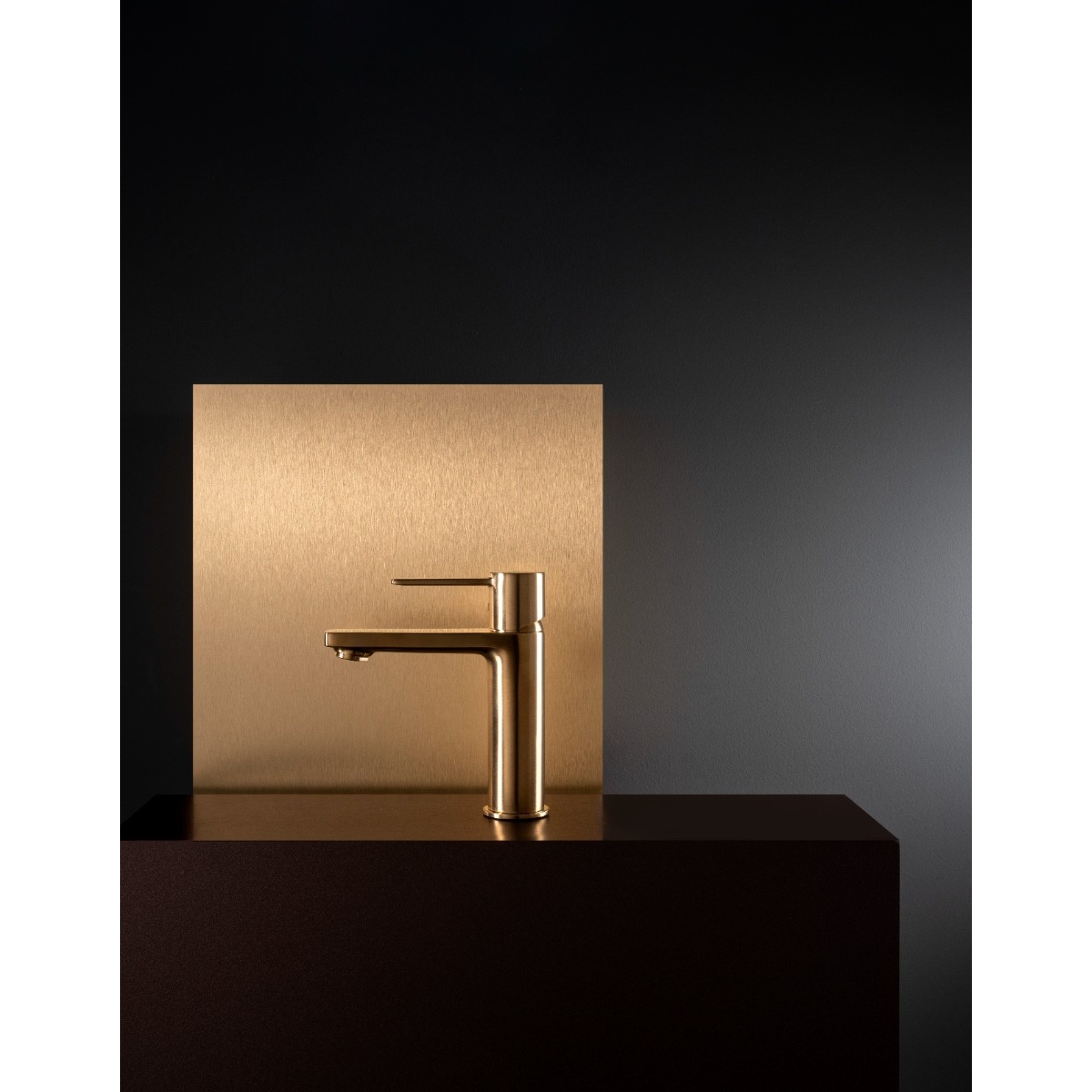 ΜΠΑΤΑΡΙΑ ΝΙΠΤΗΡΟΣ SMALL TARGA ΕΠΙΚΑΘΗΜΕΝΗ BRUSHED BRASS PVD ROCA - Image 3