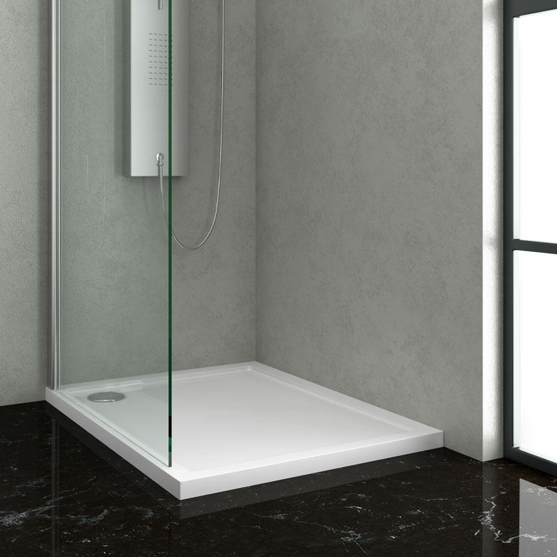 NFLAT6 Ντουζιέρα ορθογώνια ακρυλική NEW FLAT 80x110x5,5cm - Image 1