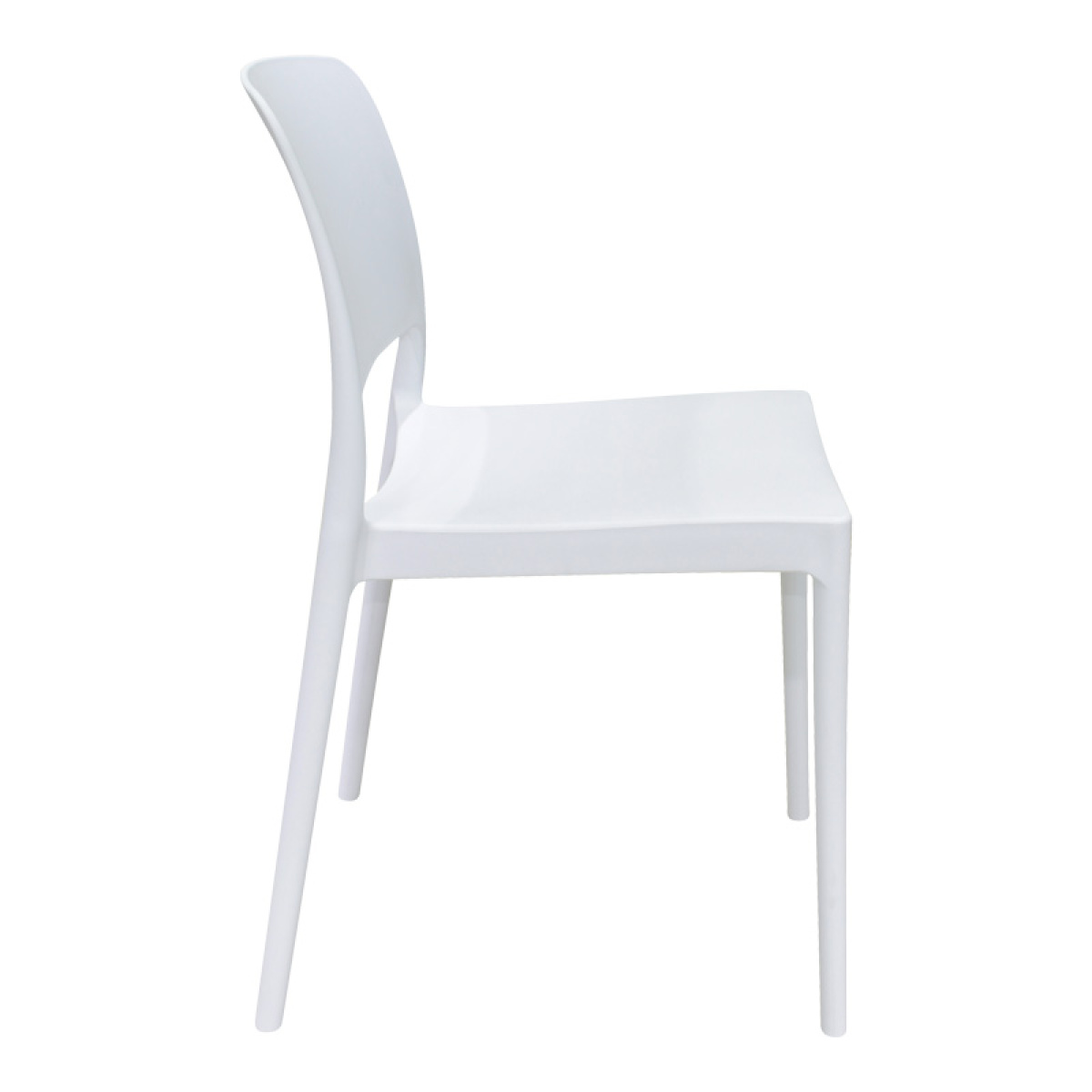 Καρέκλα Fenxy pp σε λευκή απόχρωση 38x42x77εκ - Image 2