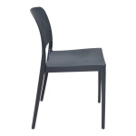 Καρέκλα Fenxy pp σε μαύρη απόχρωση 38x42x77εκ - Image 2
