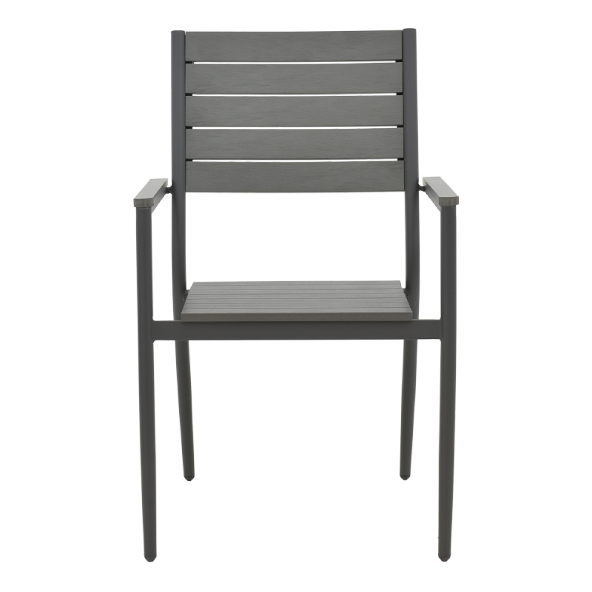 Πολυθρόνα Uplift αλουμίνιο ανθρακί- plywood γκρι 60x56.3x89εκ - Image 3