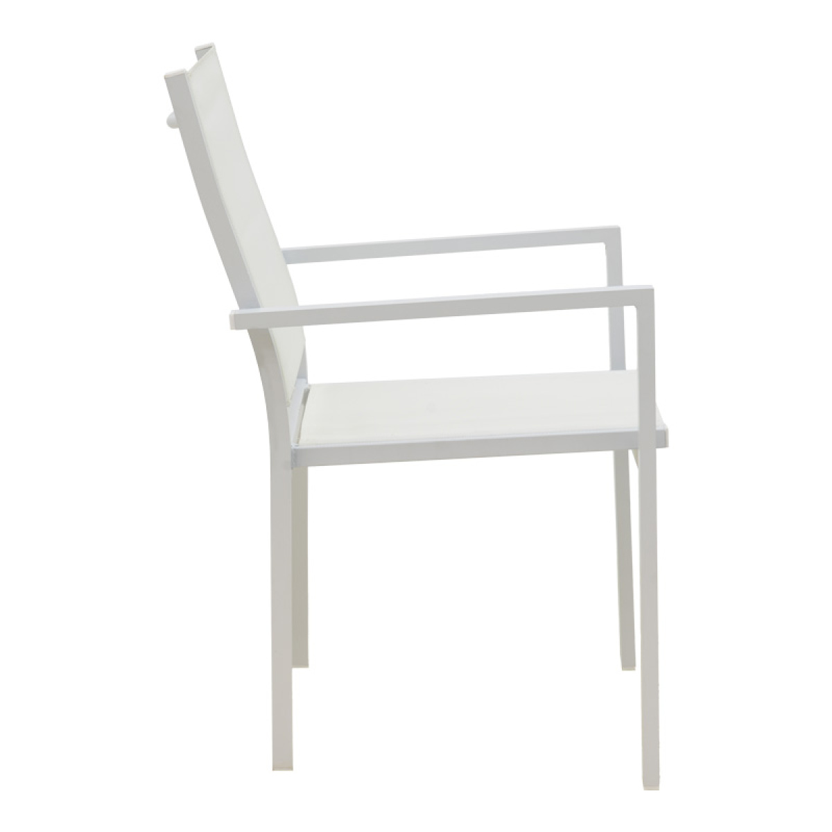 Τραπεζαρία Zacreta- Nares σετ 5τεμ λευκό αλουμίνιο και plywood σε φυσικό χρώμα 180x90x72.5εκ - Image 3