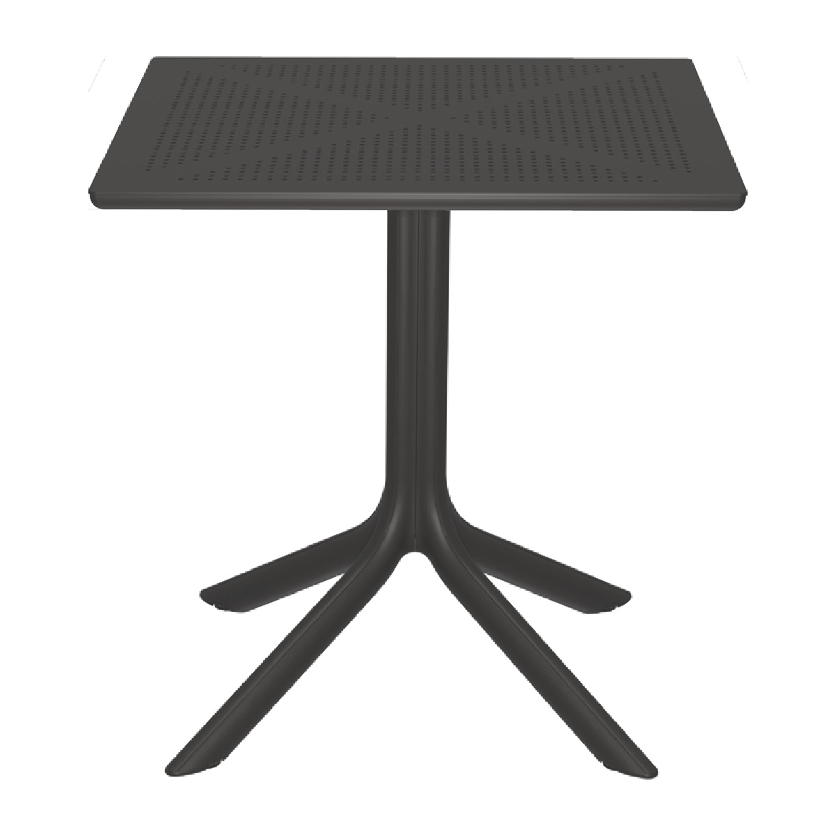 Τραπεζαρία Groovy Zoi σετ 3τεμ ανθρακί PP 60x60x76εκ - Image 3