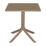 Τραπεζαρία Groovy Zoi σετ 3τεμ cappuccino PP 60x60x76εκ - Image 2