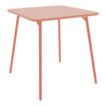 Τραπεζαρία Moraja Deraby σετ 3τεμ terracotta μέταλλο 70x70x73εκ - Image 2
