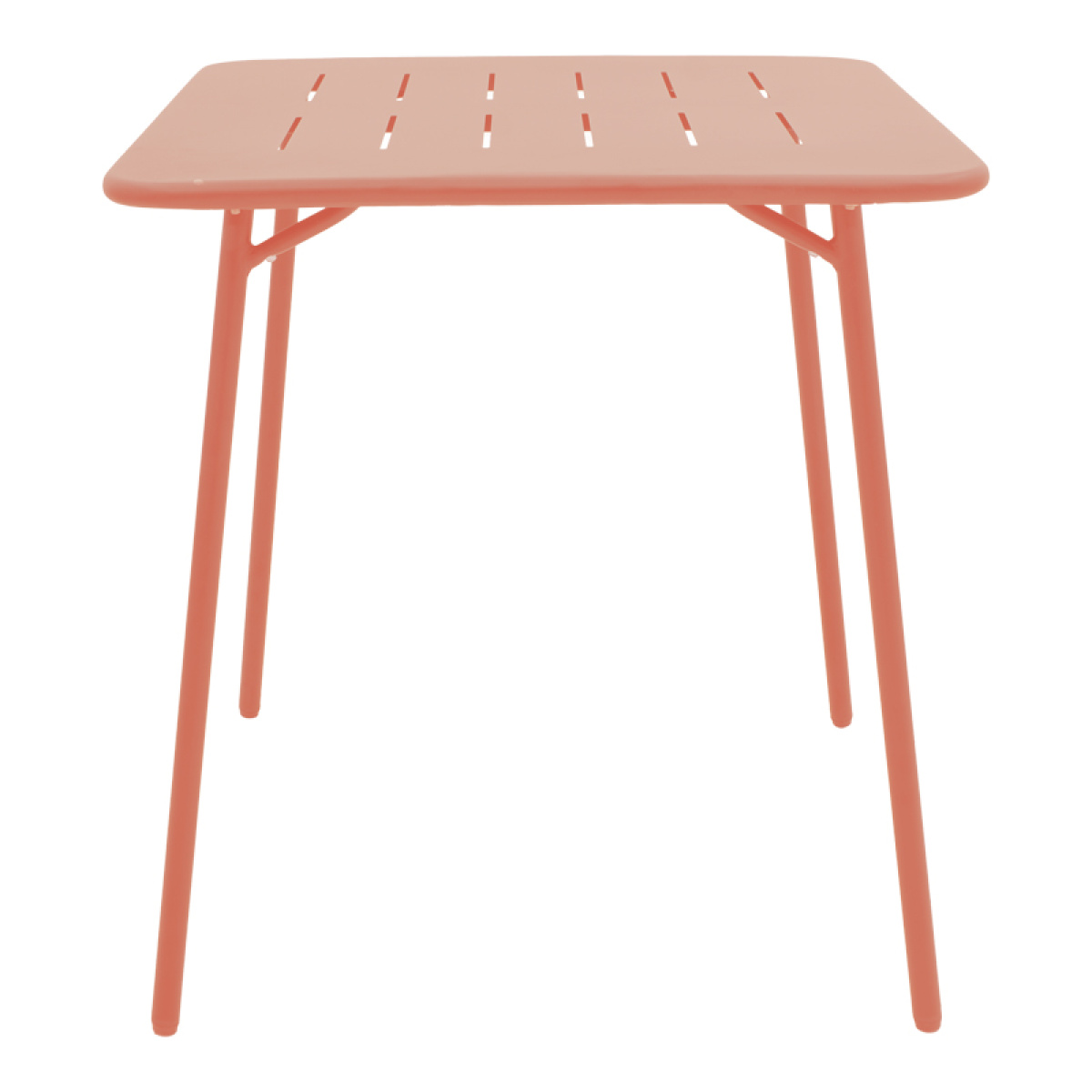 Τραπεζαρία Moraja Federal σετ 3τεμ terracotta μέταλλο 70x70x73εκ - Image 3