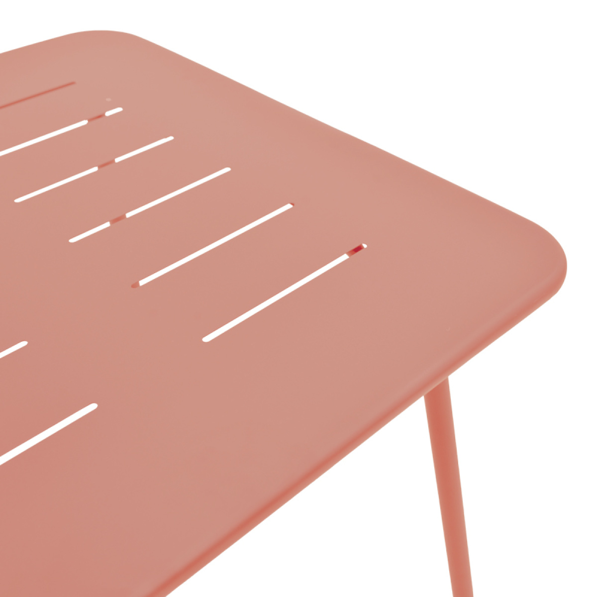 Τραπέζι Moraja terracotta μέταλλο 70x70x73εκ - Image 2