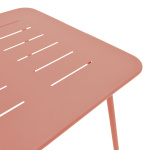 Τραπέζι Moraja terracotta μέταλλο 70x70x73εκ - Image 2