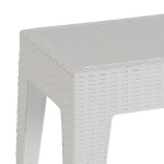 Τραπέζι Cosmic PP λευκό 55x40x43.5εκ