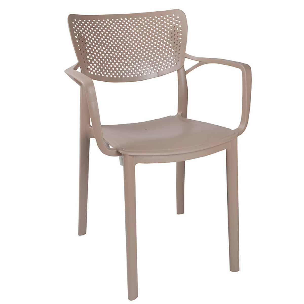 Τραπεζαρία Explore-Frontline σετ 3τεμ PP cappuccino 90x90x73,5εκ - Image 2