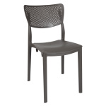 Τραπεζαρία Icon-Ignite σετ 3τεμ PP σε ανθρακί απόχρωση