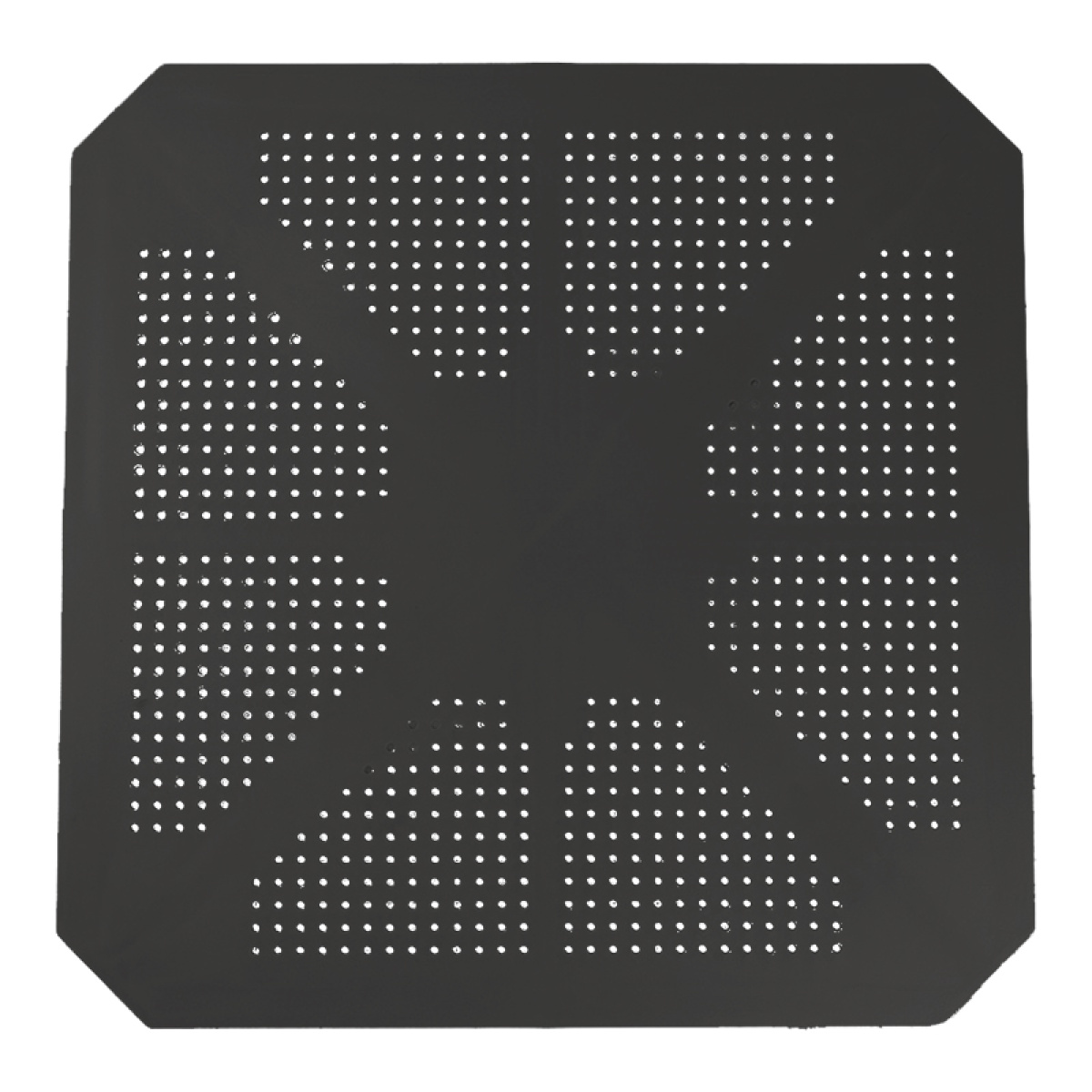Τραπέζι Icon PP σε ανθρακί απόχρωση 80x80x74.5εκ - Image 2