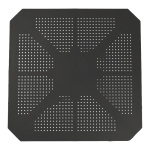 Τραπέζι Icon PP σε ανθρακί απόχρωση 80x80x74.5εκ - Image 2