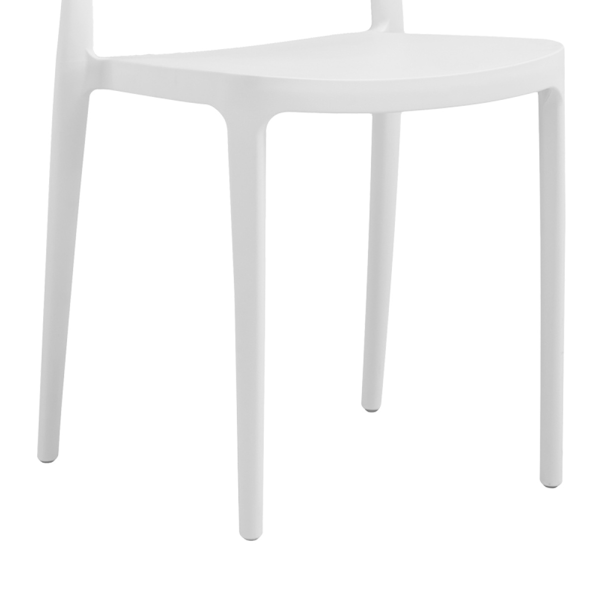 Καρέκλα Amvroan στοιβαζόμενη με UV protection λευκό pp 51x49x79.5εκ - Image 3