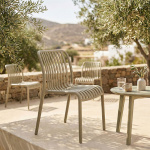 Καρέκλα Zoi pp σε απόχρωση cappucino 42x58x79εκ