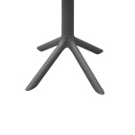 Τραπέζι Merkon pp σε ανθρακί απόχρωση Φ60x75εκ - Image 2