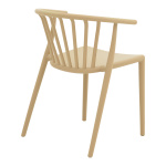 Πολυθρόνα Zelma pp σε ανοιχτή απόχρωση cappuccino 55x53x73εκ - Image 2
