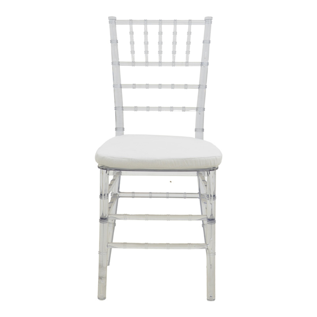 Καρέκλα Tiffany με μαξιλάρι διάφανο pc 38x38.5x88εκ - Image 3