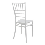 Καρέκλα Tiffany Ι pp σε λευκή απόχρωση 38.5x46.5x87εκ - Image 2