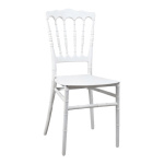 Καρέκλα Napoleon pp λευκή 38,5x46,5x89εκ