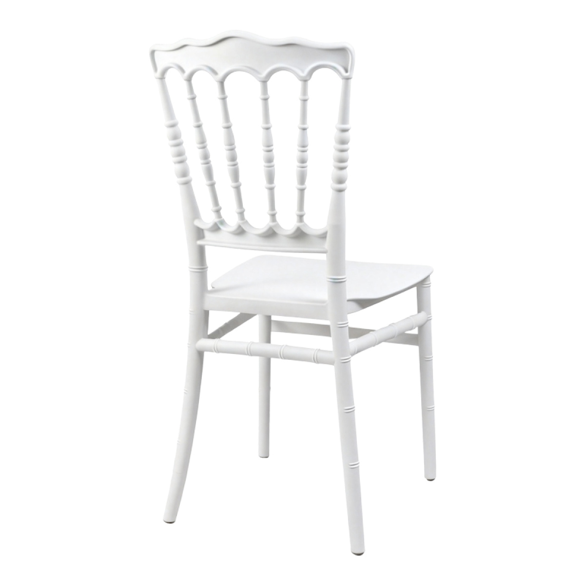 Καρέκλα Napoleon pp λευκή 38,5x46,5x89εκ - Image 2
