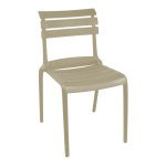Καρέκλα Almea στοιβαζόμενη pp cappuccino 42.5x55.5x82εκ