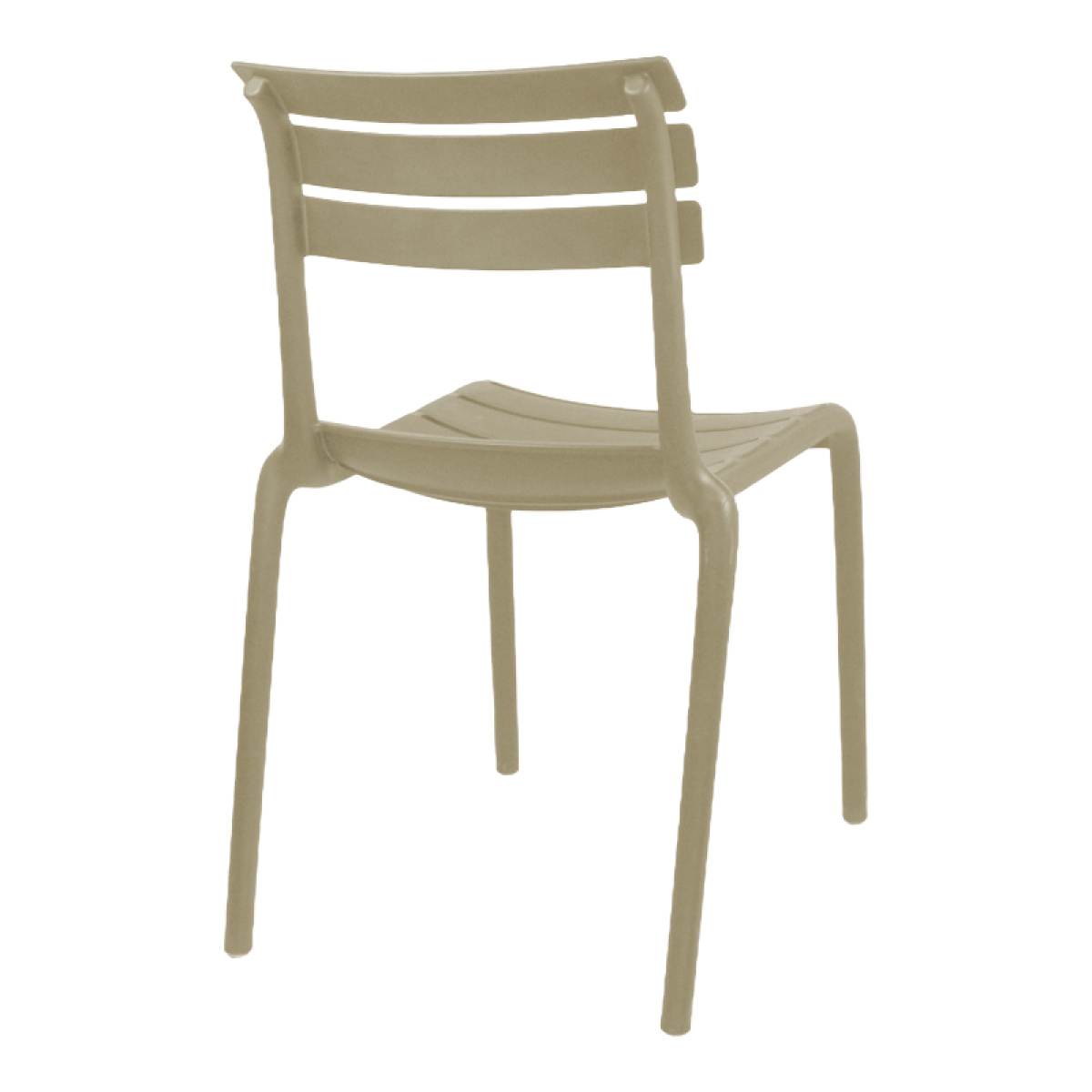 Καρέκλα Almea στοιβαζόμενη pp cappuccino 42.5x55.5x82εκ - Image 2