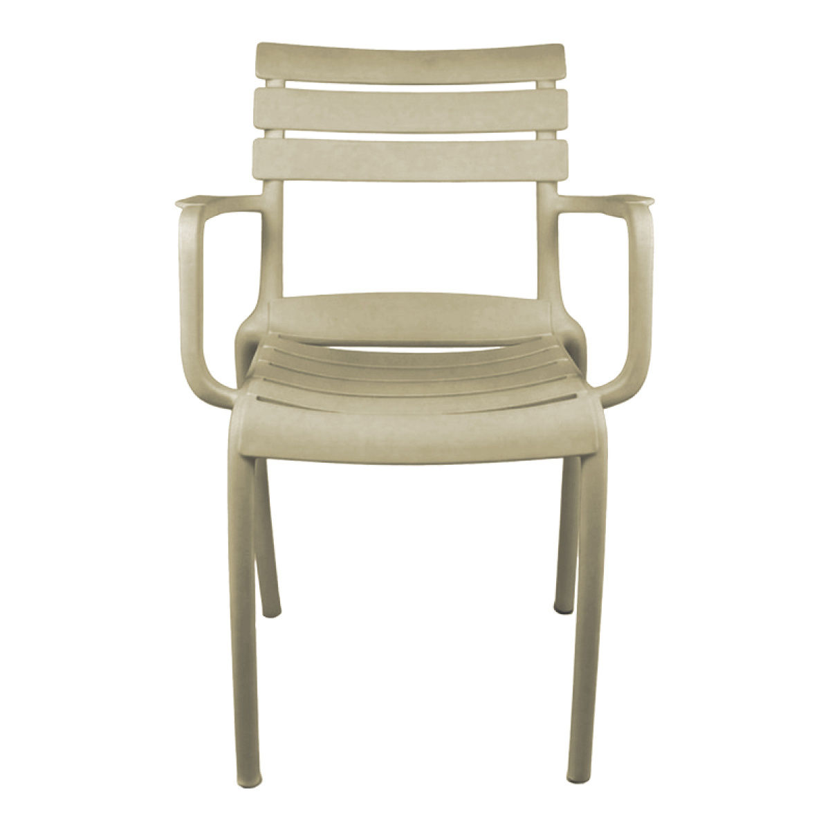 Πολυθρόνα Almea στοιβαζόμενη pp cappuccino 58x56x82εκ - Image 3