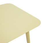 Τραπέζι Vista αλουμίνιο σε σαμπανί απόχρωση 80x80x72εκ - Image 3