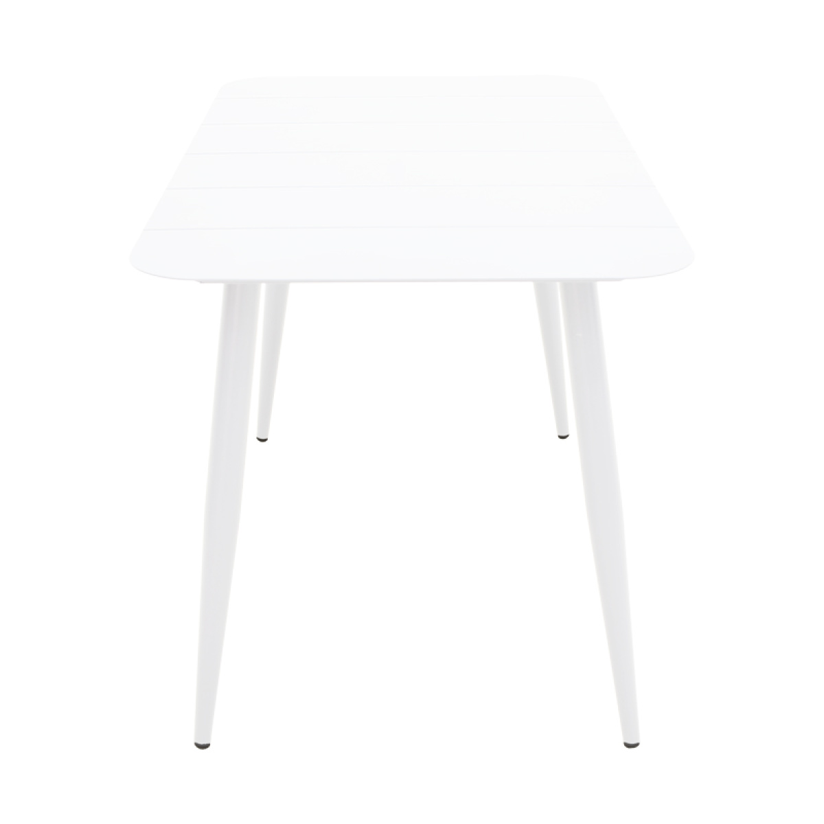 Τραπέζι Vista αλουμίνιο σε λευκη απόχρωση 150x80x72εκ - Image 2