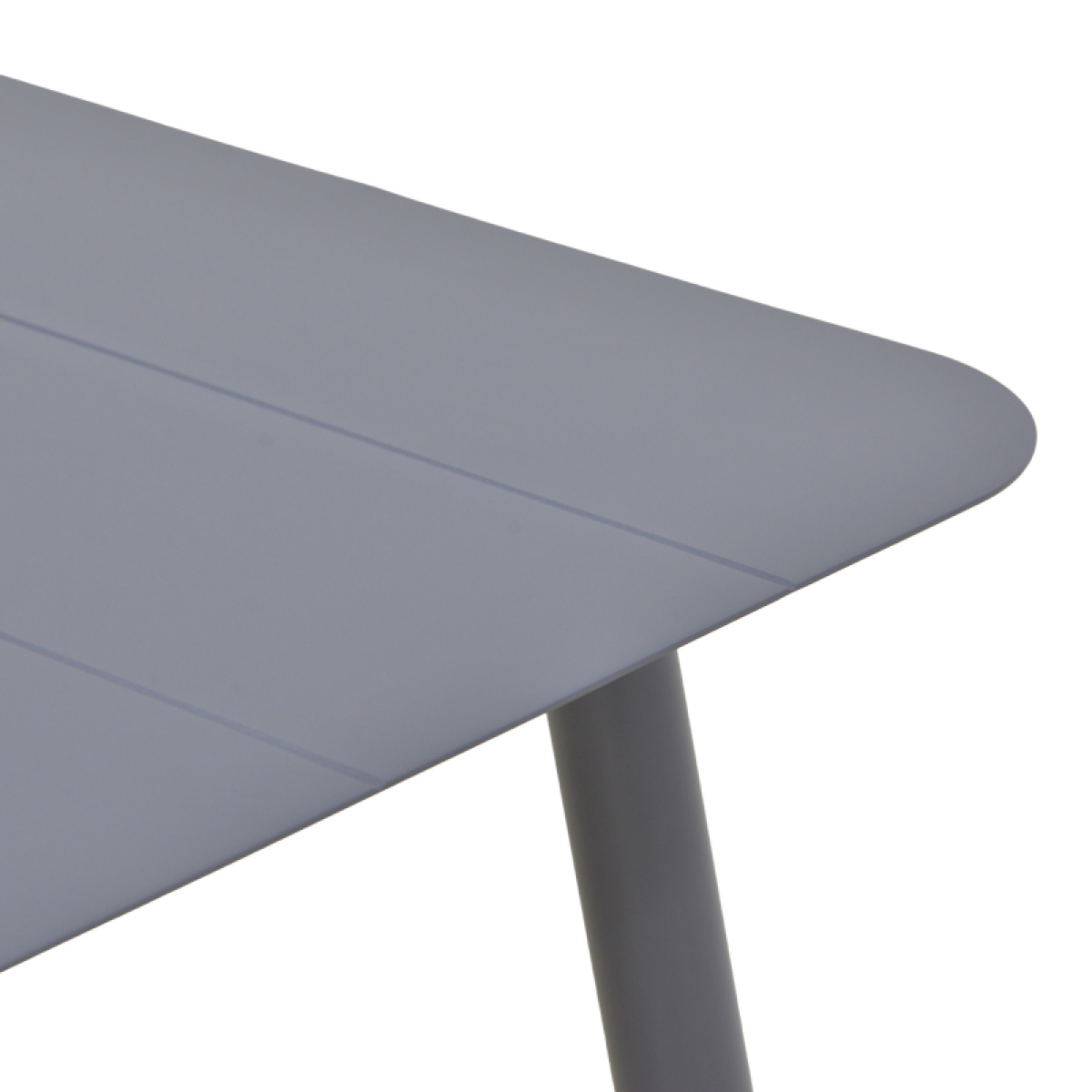 Τραπέζι Vista αλουμίνιο σε ανθρακί απόχρωση 150x80x72εκ - Image 3