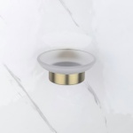 LUSSO BRUSH GOLD σαπουνοθήκη 3659BG - Image 3