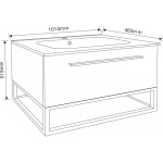 Έπιπλο μπάνιου ICP 10050WOODEN - Image 3
