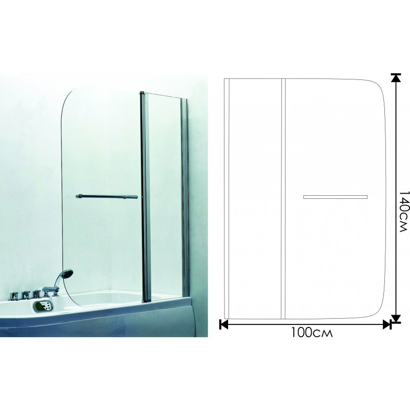 112C-2-800x800-1 Διαχωριστικό μπανιέρας ICS 112TR L - Image 1