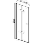 Σύστημα διαχωριστικού μπάνιου ICS 114TR/120 - Image 2